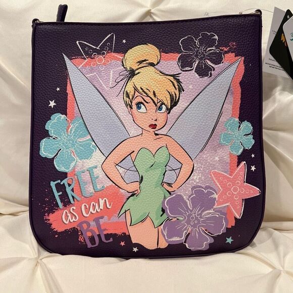 Disney Peter Pan’s Tinker Bell Crossbody & Shoulder Bag NWT WondaPOP Designer - Picture 4 of 8